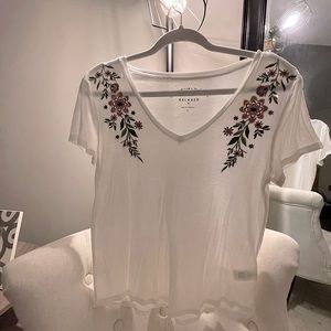 American Eagle floral shirt